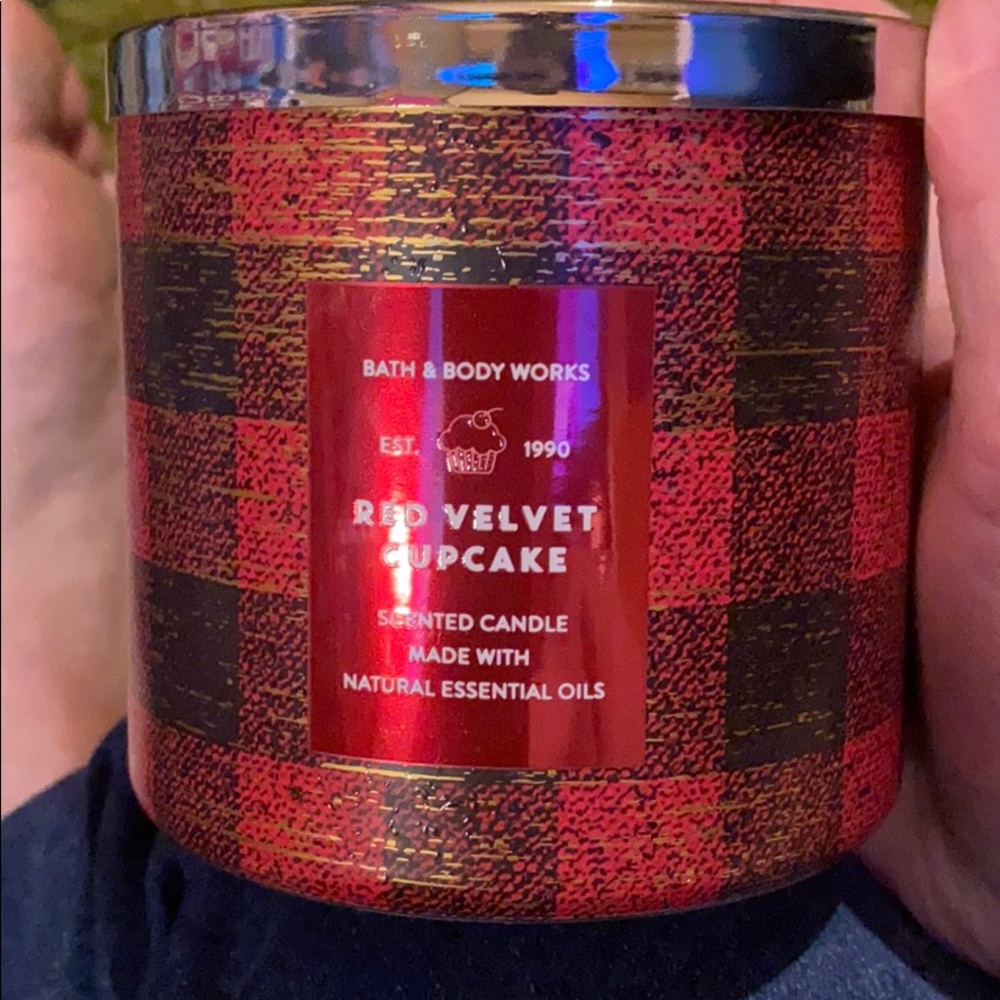 Red Velvet Cupcake Candle